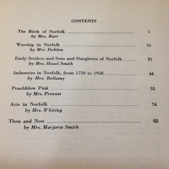 History Norfolk Conn 1958 - Picture 4 of 9